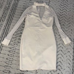 Collared cutout dress